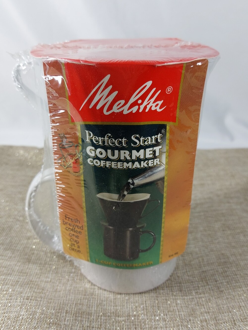 Vintage 2004 Melitta White Perfect Start Coffee Maker - SEALED
